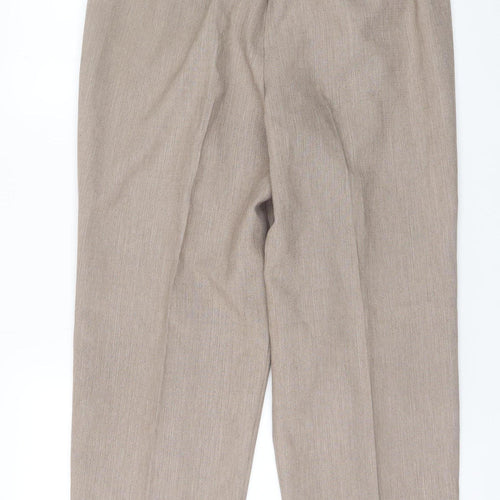 Marks and Spencer Women’s Beige Size 18 Straight Leg Trousers