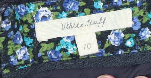 White Stuff Women’s Black Corduroy Pencil Skirt Size 10