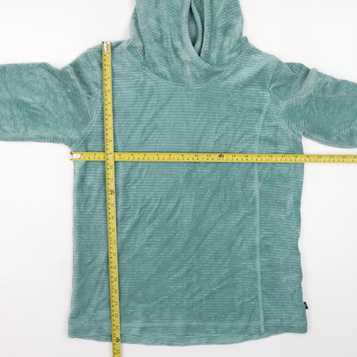 Regatta Great Outdoors Women's Green UK 12 Pullover Hoodie Cotton Blend Long Sleeve