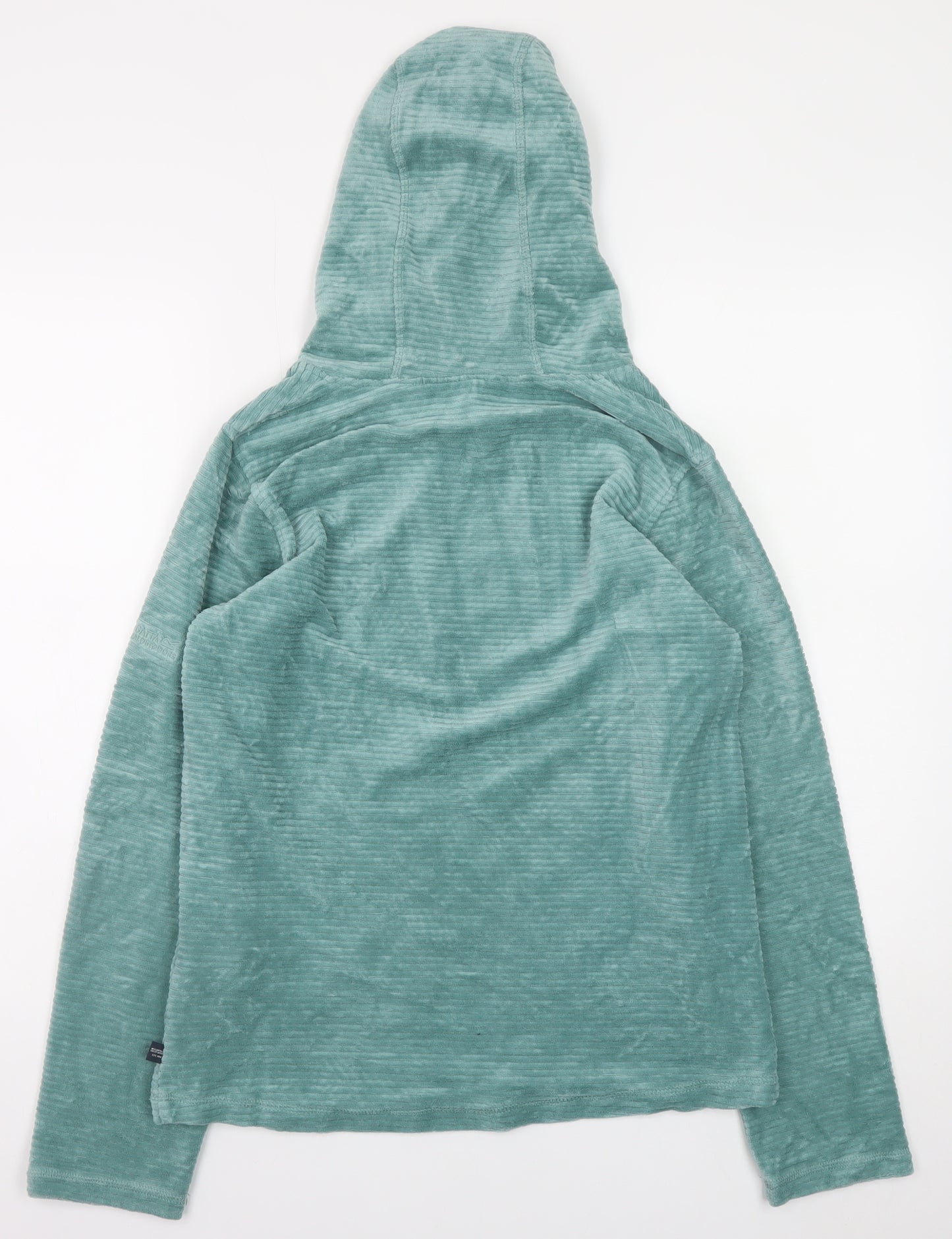 Regatta Great Outdoors Women's Green UK 12 Pullover Hoodie Cotton Blend Long Sleeve