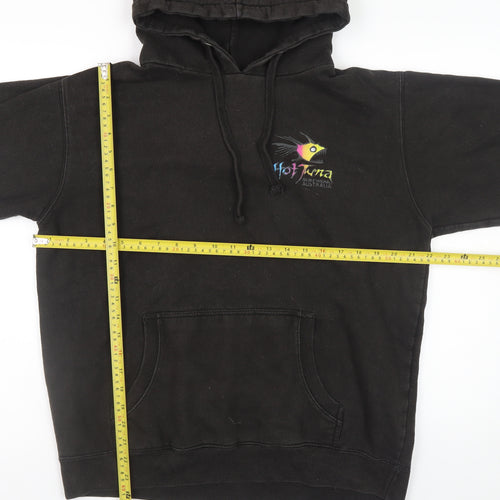 Hot Tuna Men's Black Large Pullover Hoodie with Graphic Print