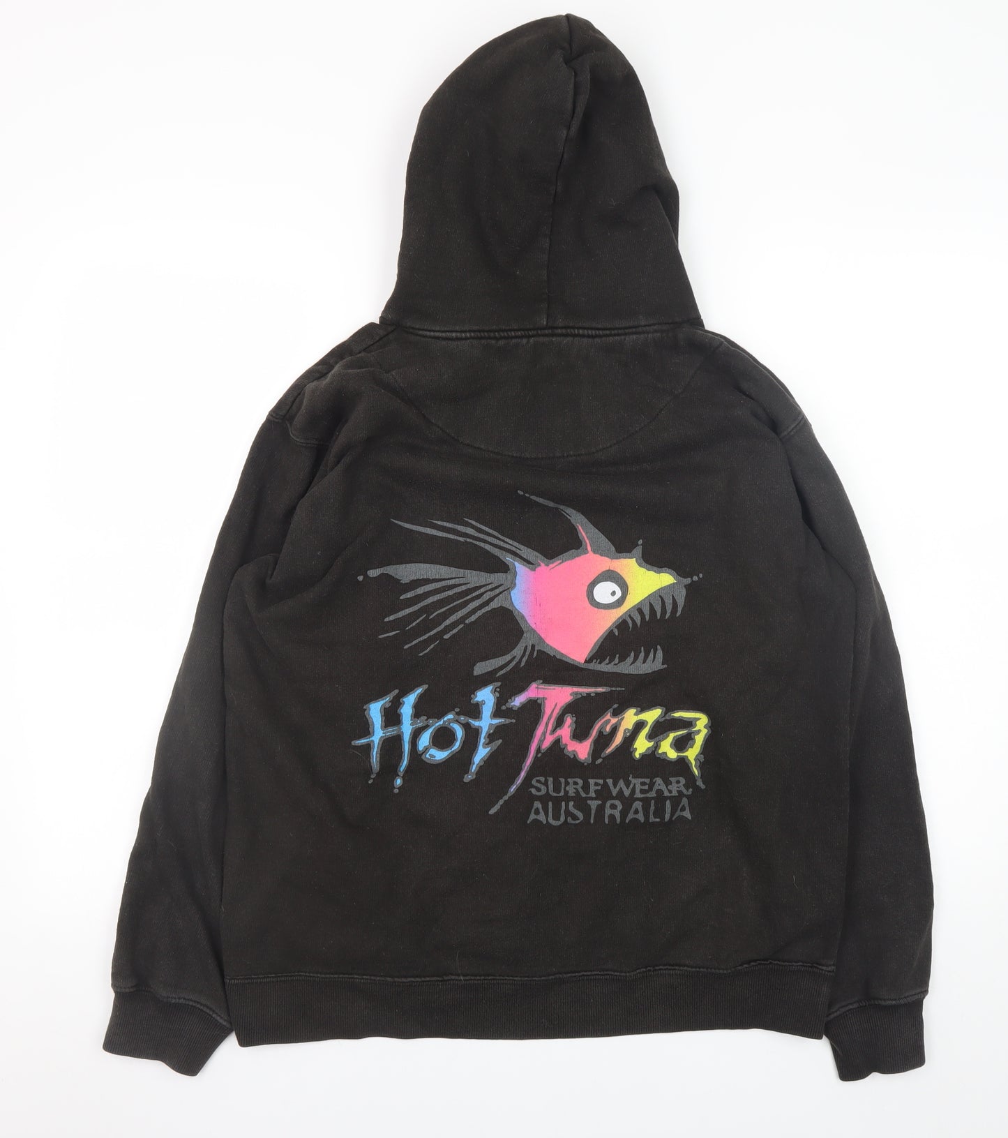 Hot Tuna Men's Black Large Pullover Hoodie with Graphic Print