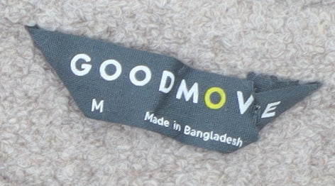 Marks and Spencer Women’s Beige Wool Blend Crew Neck Jumper Medium