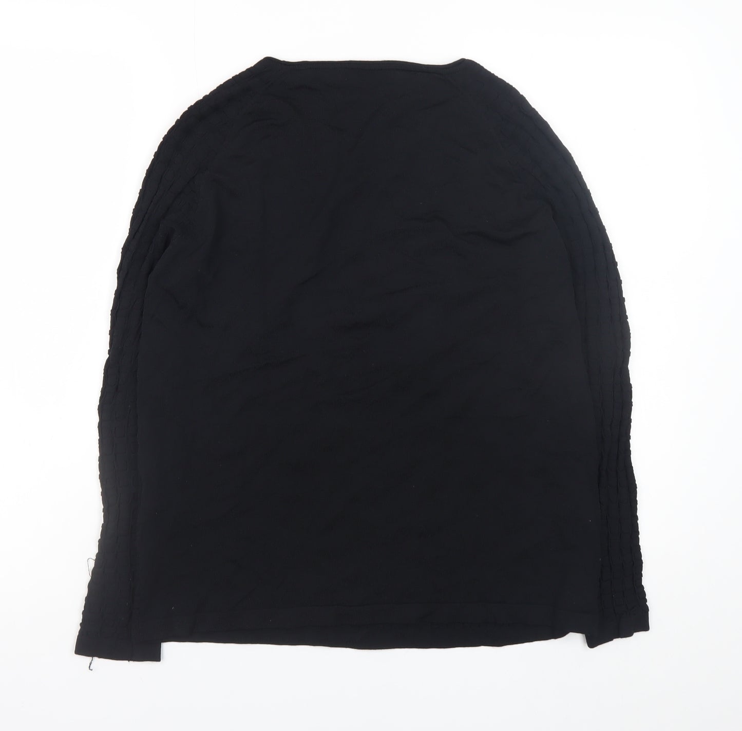 Cortefiel Womens Black Knit Pullover Jumper Size 14