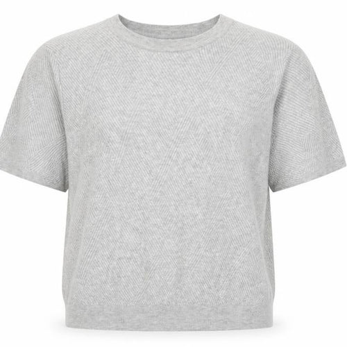 Marks and Spencer Women’s Grey Short Sleeve Knit Jumper Size 14