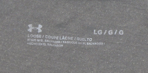 Under Armour Men's Brown Loose Fit Short Sleeve T-Shirt Size L