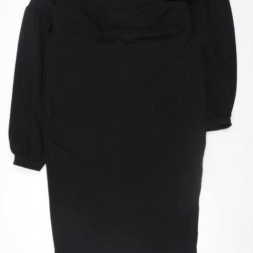 I Saw It First Women’s Black Bodycon Knee Length Dress Size 20