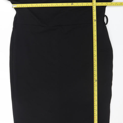 I Saw It First Women’s Black Bodycon Knee Length Dress Size 20