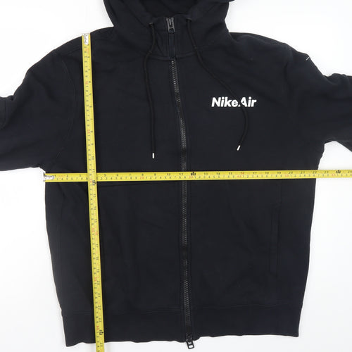 Nike Air Men's Black Full Zip Hoodie Size M Sportswear Fleece