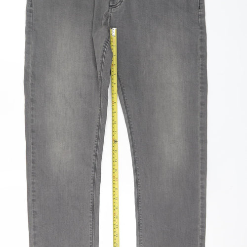Marks and Spencer Men's Grey Slim Fit Denim Jeans 34W 31L