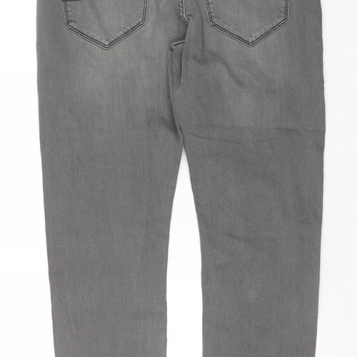 Marks and Spencer Men's Grey Slim Fit Denim Jeans 34W 31L