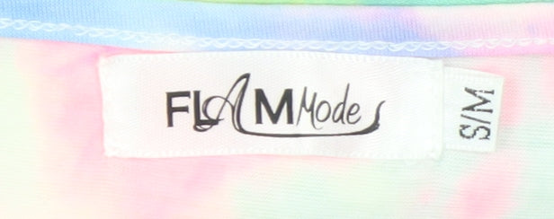 FLAM Mode Women’s Multicoloured Tie Dye Long Tank Dress S