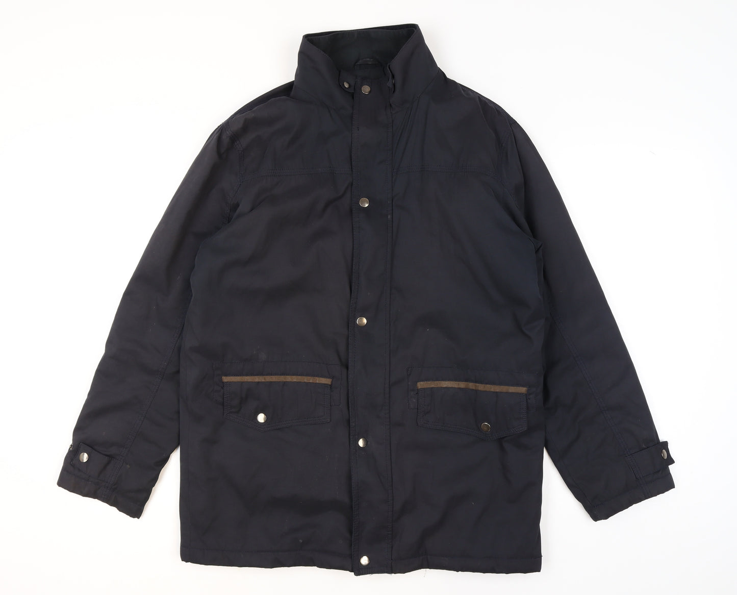 EWM Pure Classics Men's Blue Mid-Length Padded Jacket S