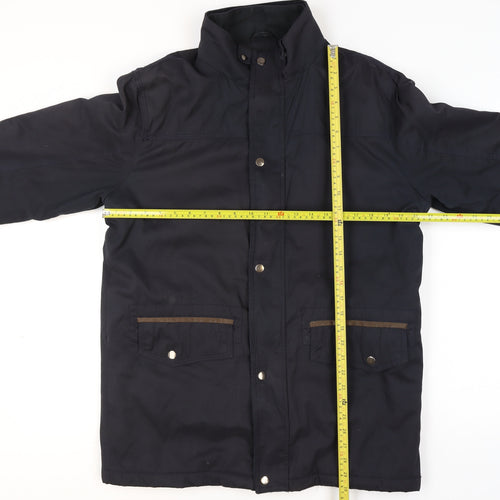 EWM Pure Classics Men's Blue Mid-Length Padded Jacket S
