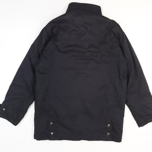 EWM Pure Classics Men's Blue Mid-Length Padded Jacket S