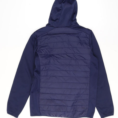 Peter Storm Men's Blue Hooded Softshell Puffer Jacket Size M