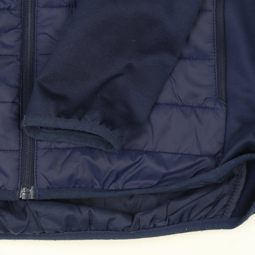 Peter Storm Men's Blue Hooded Softshell Puffer Jacket Size M