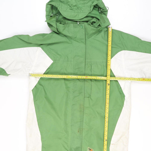 Arctic Storm Men's Green Hooded Parka Jacket Size M Outdoor Water Resistant