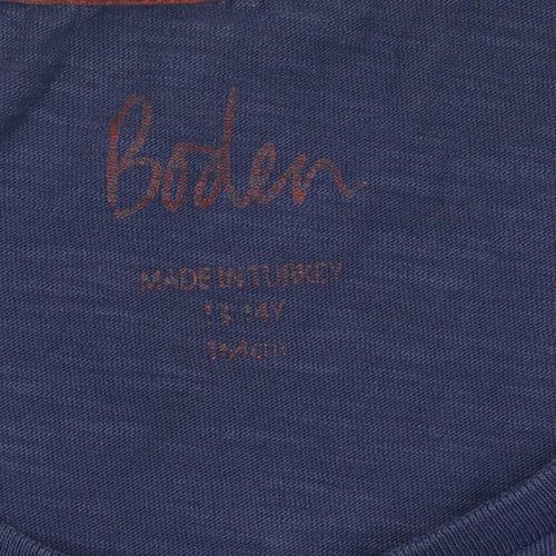 Boden Boys Blue 'Cool To Be Kind' Graphic Cotton T-Shirt 10-11 Years