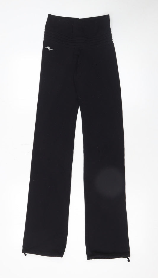 Naffta Women's Black Stretch Active Trousers Size M