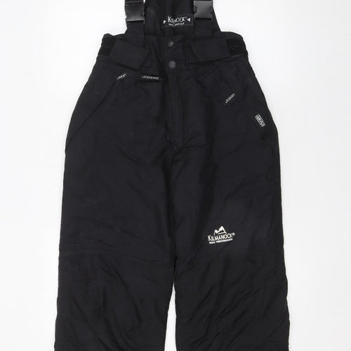 Kilmarnock Women's Black Snow Pants Size 10 Waterproof Insulated