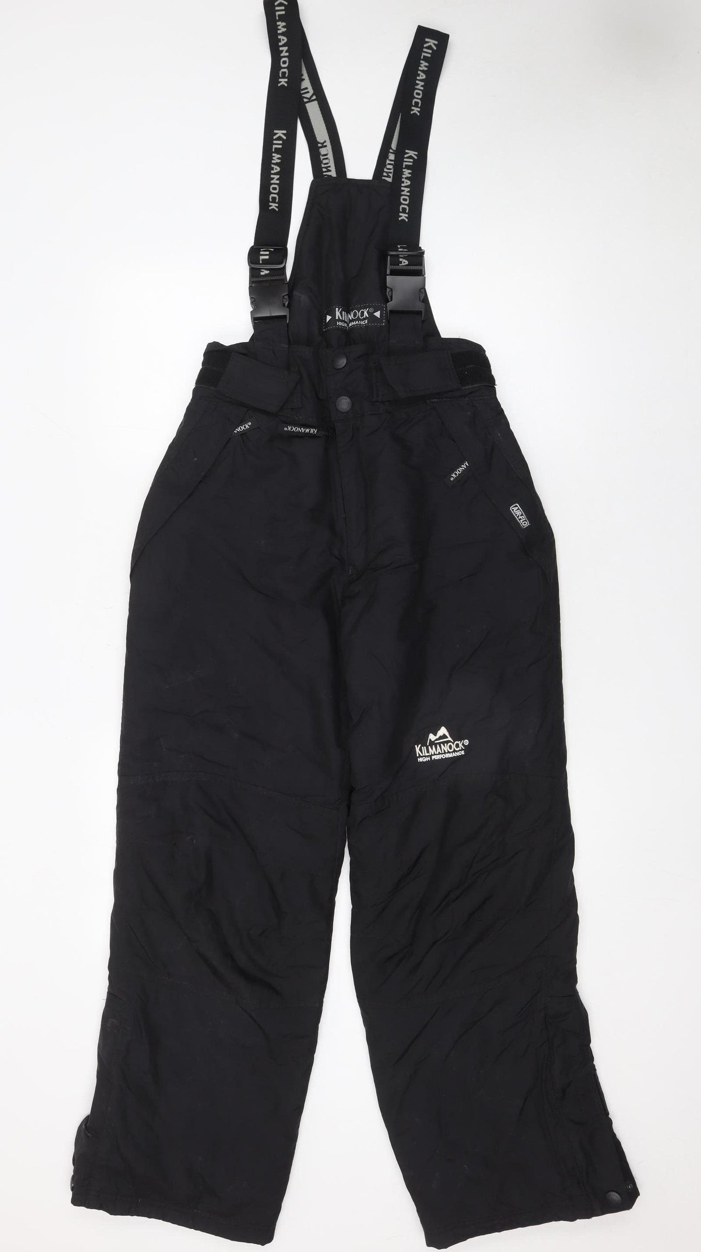 Kilmarnock Women's Black Snow Pants Size 10 Waterproof Insulated