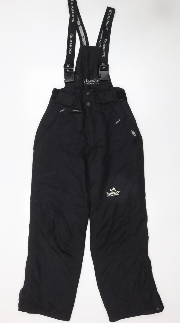Kilmarnock Women's Black Snow Pants Size 10 Waterproof Insulated