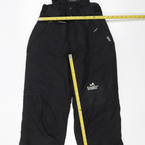 Kilmarnock Women's Black Snow Pants Size 10 Waterproof Insulated