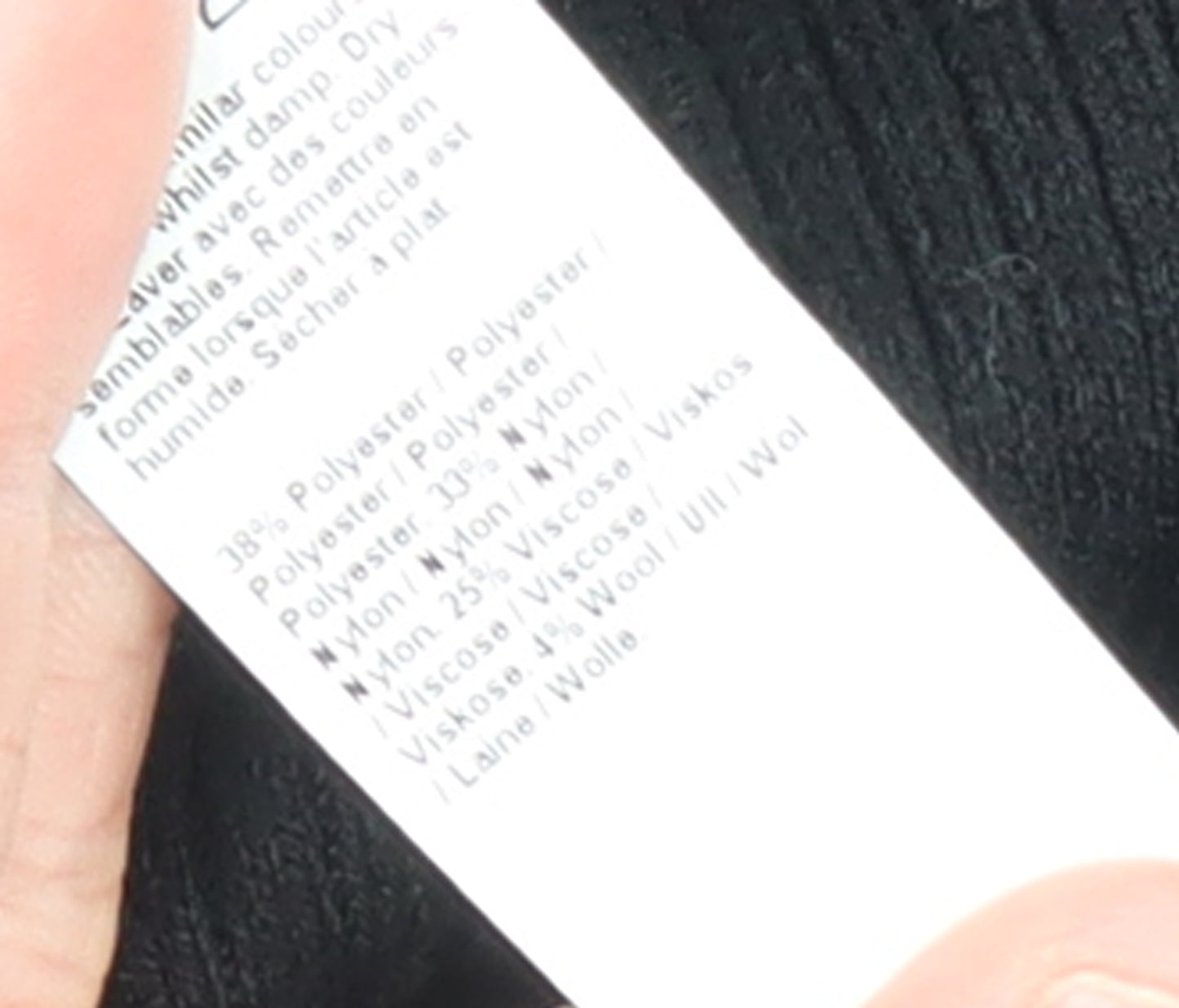 River Island Women's Black Round Neck Long Sleeve Pullover Jumper Size 8