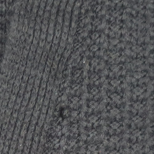Fat Face Women's Black Knit Open Cardigan Size 10 Long Sleeve