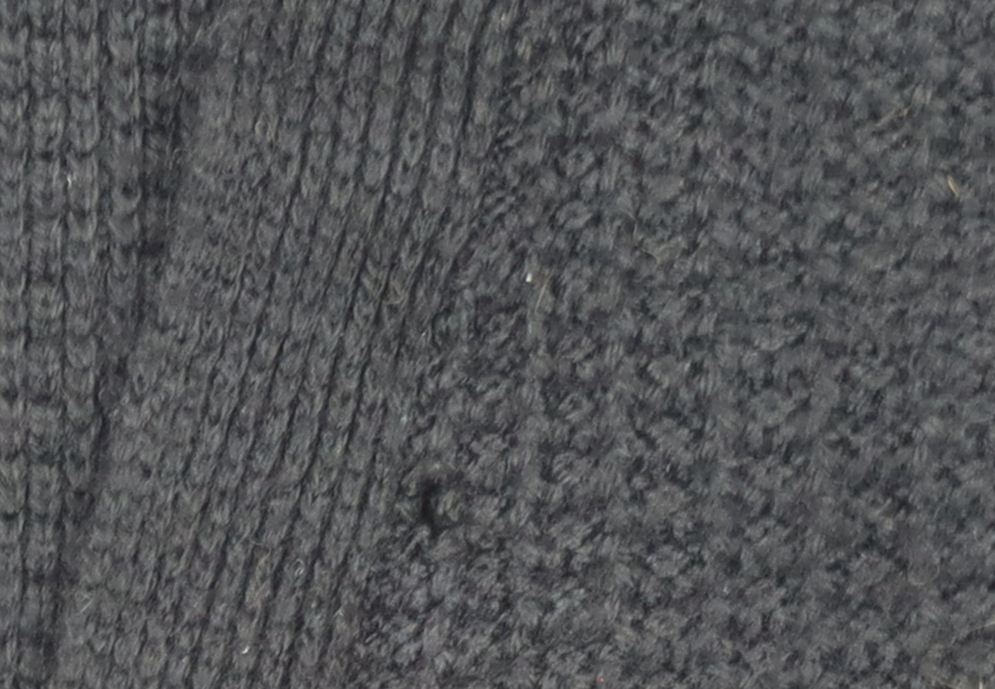 Fat Face Women's Black Knit Open Cardigan Size 10 Long Sleeve