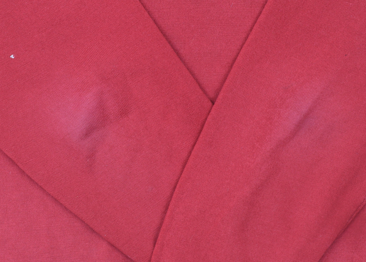 Marks and Spencer Men’s Red V-Neck Acrylic Jumper XL