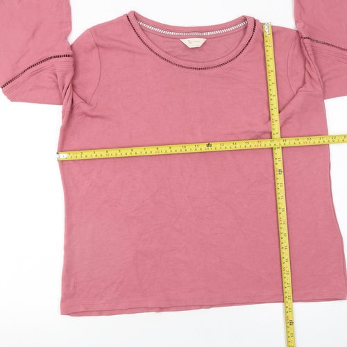 Tu Women’s Pink 3/4 Flared Sleeve Jersey T-Shirt Size 18