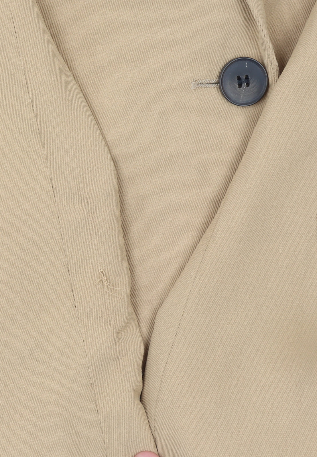 Topshop Women Beige Double-Breasted Blazer UK 10 Polyester Jacket