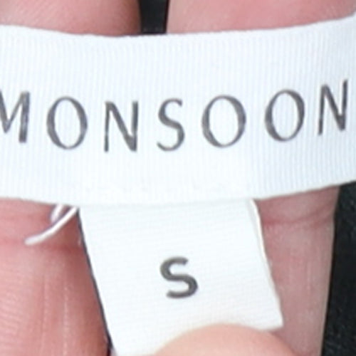 Monsoon Women’s Green Cotton Boat Neck Pullover Jumper Size S