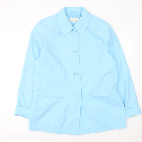 Marks and Spencer Women’s Blue Size 14 Polyester Basic Jacket