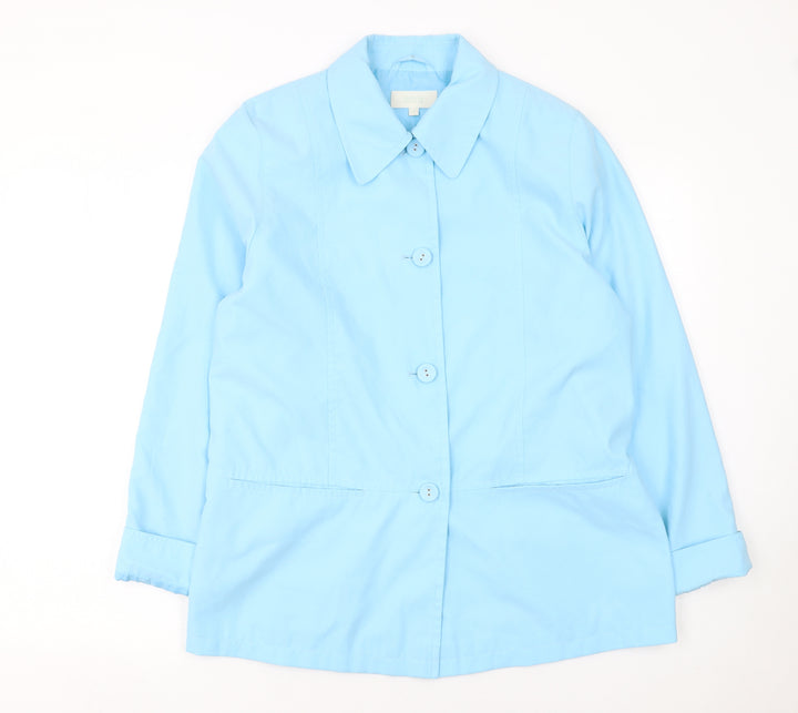 Marks and Spencer Women’s Blue Size 14 Polyester Basic Jacket