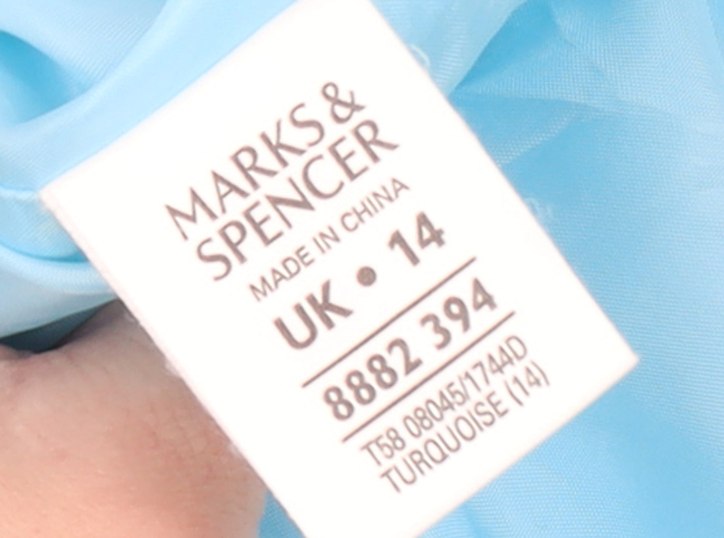 Marks and Spencer Women’s Blue Size 14 Polyester Basic Jacket