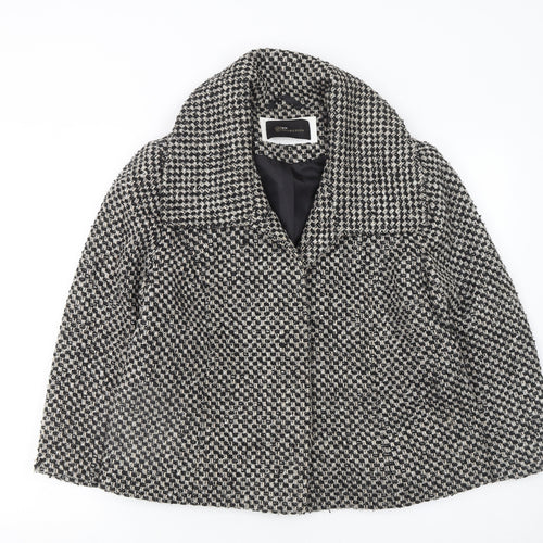 Evie Women’s Brown Houndstooth Tweed Suit Jacket Size 16