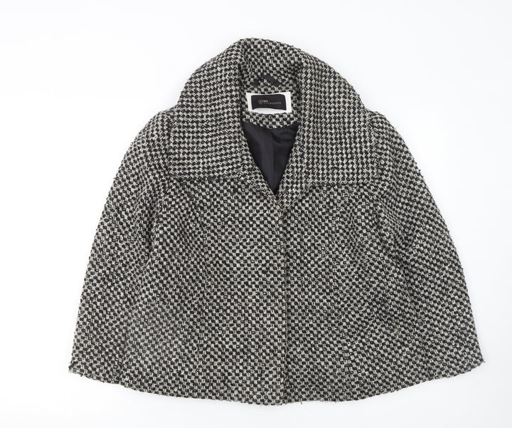 Evie Women’s Brown Houndstooth Tweed Suit Jacket Size 16