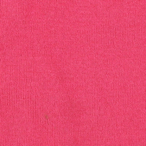 Marks and Spencer Womens Pink Square Neck Short Sleeve Knit Jumper Size 10