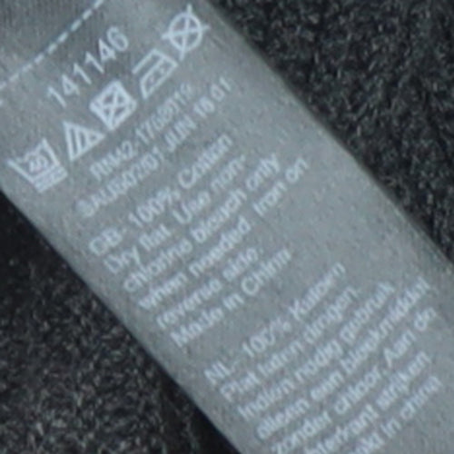 Monsoon Women’s Black Cotton Knit V-Neck Dress Size 12