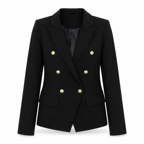 Sinsay Women’s Black Double-Breasted Blazer XS Classic Style