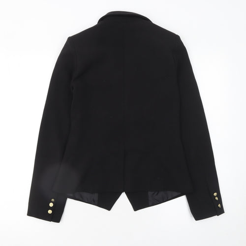 Sinsay Women’s Black Double-Breasted Blazer XS Classic Style