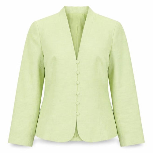Eastex Women’s Green Woven Suit Jacket Size 16 Classic Tailored