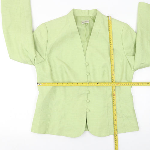 Eastex Women’s Green Woven Suit Jacket Size 16 Classic Tailored