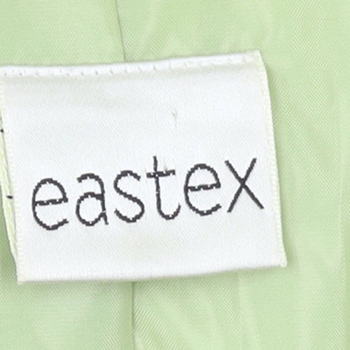 Eastex Women’s Green Woven Suit Jacket Size 16 Classic Tailored