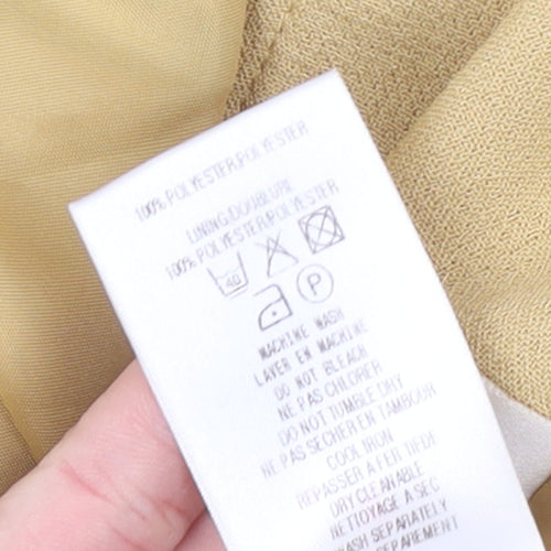 Eastex Women Beige Tailored Four-Button Lined Suit Jacket Size 10