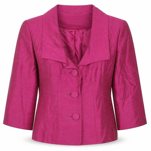 Minuet Women’s Pink Shawl Lapel Formal Suit Jacket UK 8