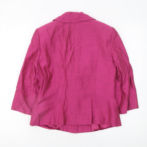 Minuet Women’s Pink Shawl Lapel Formal Suit Jacket UK 8